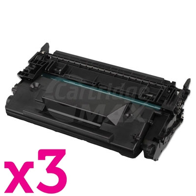 3 x HP CF226X (26X) Generic Black Toner Cartridge - 9,000 Pages