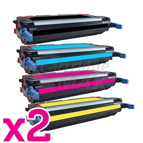 2 sets of 4 Pack HP Q7560A-Q7563A (314A) Generic Toner Cartridges [2BK,2C,2M,2Y]