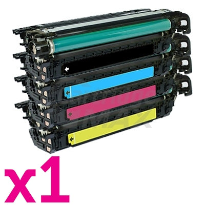 4 Pack HP CE260A-CE263A (647A/648A) Generic Toner Cartridges [1BK,1C,1M,1Y]
