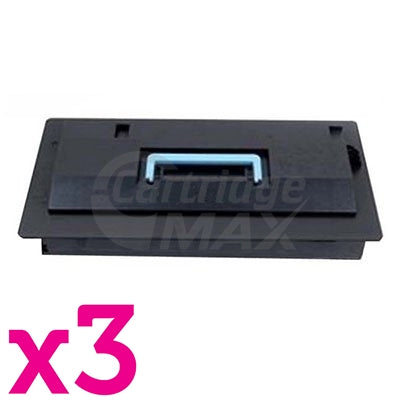 3 x Compatible for TK-715 Black Toner suitable for Kyocera KM-3050, KM-4050, KM-5050, TASKalfa 420i, 520i - 34,000 Pages