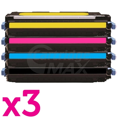 3 sets of 4 Pack Generic Canon MF8450C (CART-317B,C,M,Y) Toner Cartridges