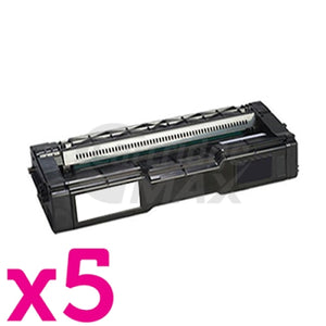 5 x Ricoh SP C252DN / SP C252SF / SP C262SFNW Generic Black Toner Cartridge [407720]