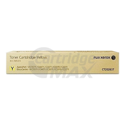 Fuji Xerox DocuCentre-VI C2271, C3371, C5571, C6671, C7771 Original Yellow Toner Cartridge - 18,500 pages (CT202637)