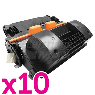 10 x HP CF281X (81X) Generic Black Toner Cartridge - 25,000 Pages