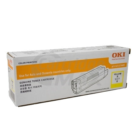 OKI C612 Original Yellow Toner Cartridge (46507509)