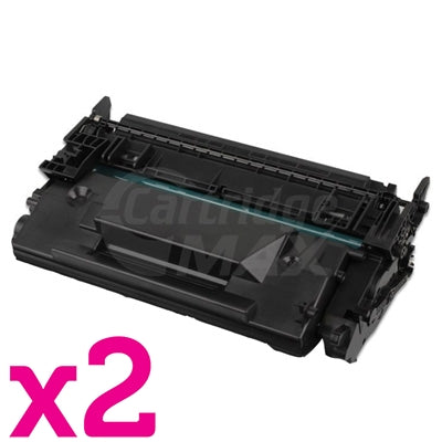 2 x HP CF226X (26X) Generic Black Toner Cartridge - 9,000 Pages