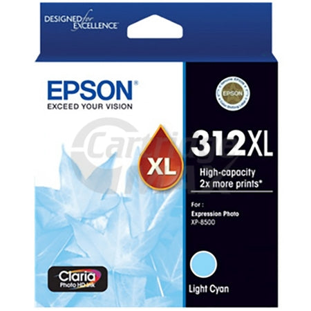 Epson 312XL (C13T183592) Original Light Cyan High Yield Inkjet Cartridge
