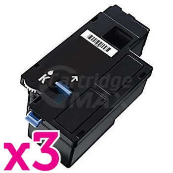 3 x Dell C1660 / C1660w Generic Black Toner Cartridge