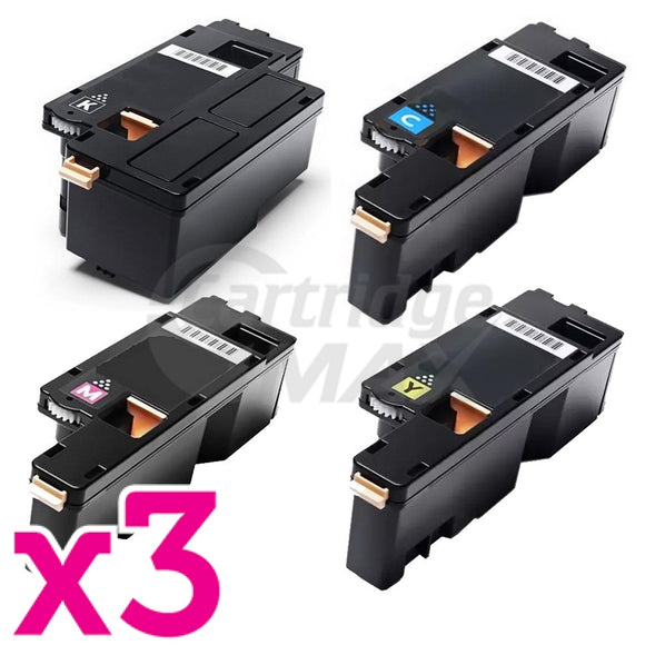 3 sets of 4 Pack Generic Fuji Xerox DocuPrint CP105 CP205 CM205 CM215 CP215 Toner Cartridges(CT201591-CT201594)