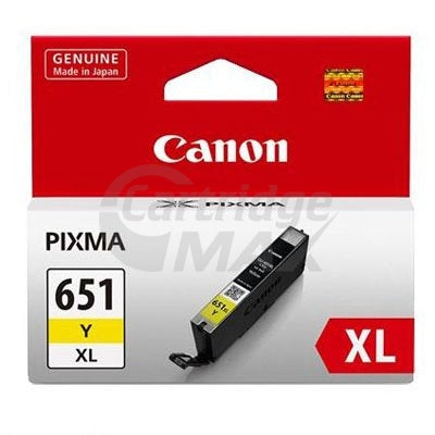 Canon CLI-651XLY Original Yellow High Yield Inkjet Cartridge