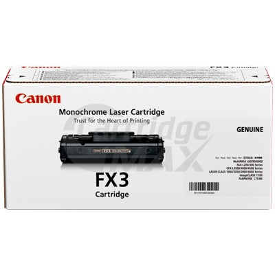 1 x Canon FX-3 Black Original Toner Cartridge
