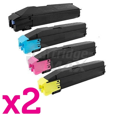 2 Sets of 4 Pack Compatible for TK-8309 Toners suitable for Kyocera TASKalfa 3050ci, 3550ci [2BK,2C,2M,2Y]