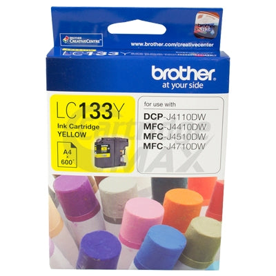 Original Brother LC-133Y Yellow Ink Cartridge - 600 Pages