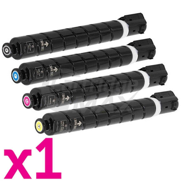 4 Pack Canon TG-67 Generic Toner Combo [BK,C,M,Y]