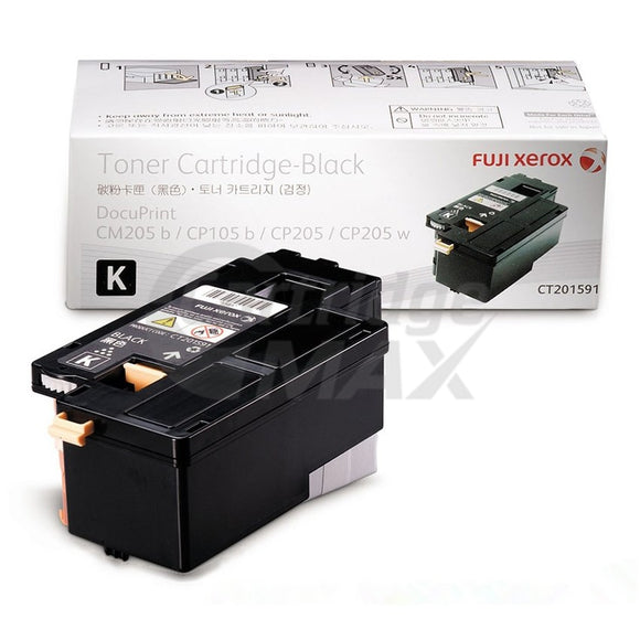 Original Fuji Xerox DocuPrint CP105 CP205 CM205 CM215 CP215 Black Toner Cartridge(CT201591)