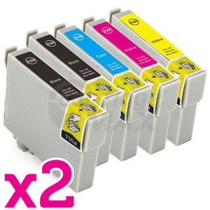 10 Pack Generic Epson T0751-T0754 Ink Cartridge series [4BK,2C,2M,2Y]