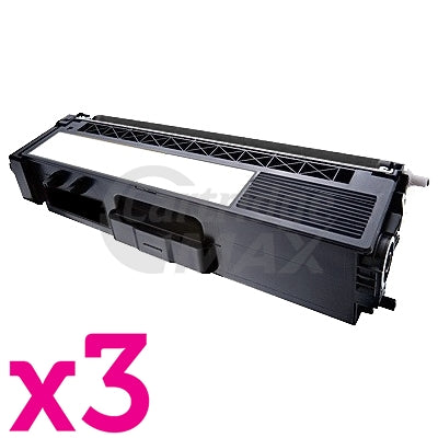 3 x Generic Brother TN-348BK Black Toner Cartridge