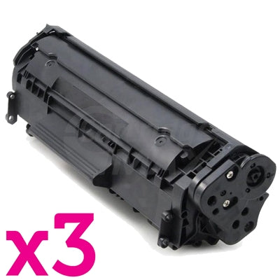 3 x Canon CART-303 Black Generic Toner Cartridge 2,000 Pages