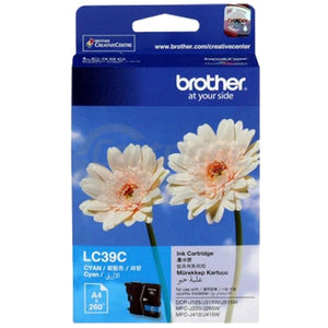 Original Brother LC-39C Cyan Inkjet Cartridge