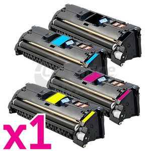 4-Pack Generic Laser Toner Cartridge Combo for Canon LBP 5200 MFC 8180 (CART-301) [1BK,1C,1M,1Y]