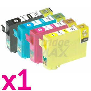 4-Pack Generic Epson 138 T1381-T1384 Inkjet Cartridges [1BK,1C,1M,1Y]