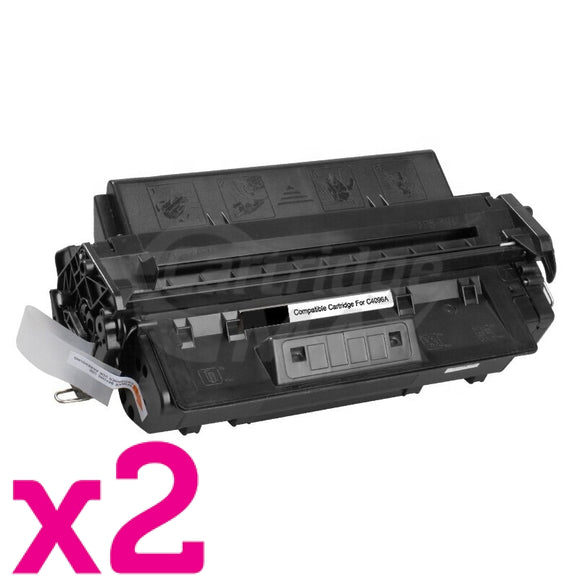 2 x HP C4096A (96A) Generic Black Toner Cartridge - 5,000 Pages