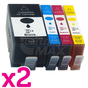 8 Pack HP 915XL Generic High Yield Inkjet Cartridge 3YM22AA - 3YM19AA [2BK,2C,2M,2Y]