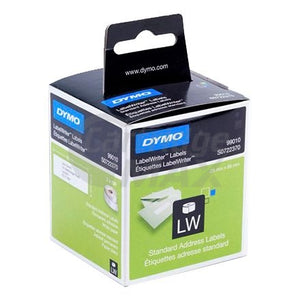 Dymo SD99010 / S0722370 Original White Label 2 Roll 28mm x 89mm - 130 labels per roll