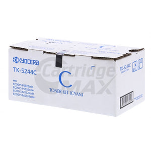 Original Kyocera TK-5244C Cyan Toner Cartridge Ecosys M5526, P