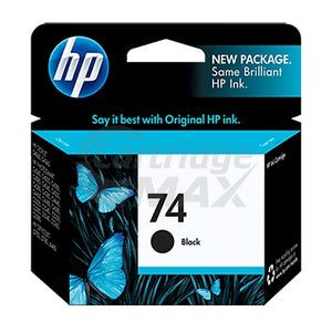 HP 74 Original Black Inkjet  Cartridge CB335WA - 220 Pages