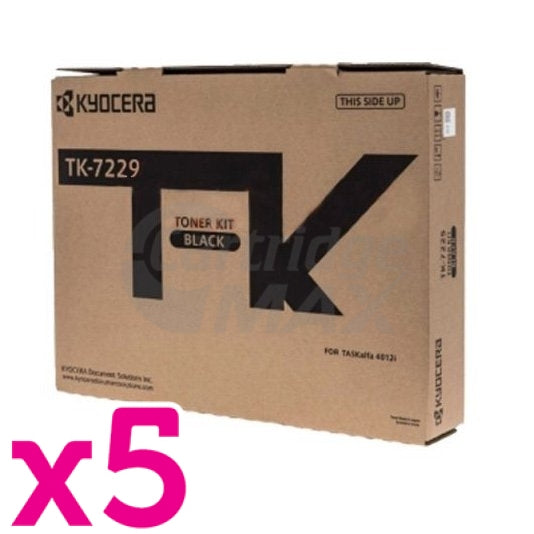 5 x Original Kyocera TK-7229 Toner Cartridge TASKalfa 4012i