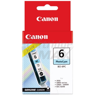 Original Canon BCI-6PC Photo Cyan Ink Cartridge