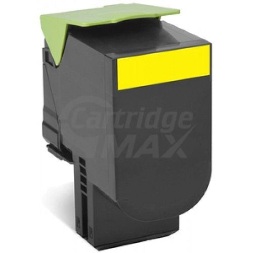 1 x Lexmark (70C8HY0) Generic CS310 / CS410 / CS510 Yellow High Yield Toner Cartridge