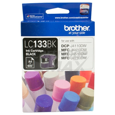 Original Brother LC-133BK Black Ink Cartridge - 600 Pages