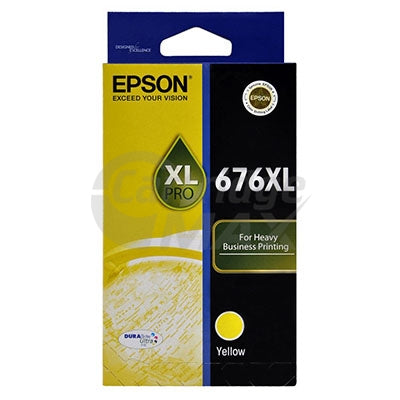 Epson 676XL Original Yellow Ink Cartridge - 1,200 pages [C13T676492]