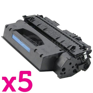 5 x Canon CART-308II  Black Generic Toner Cartridge 6,000 Pages