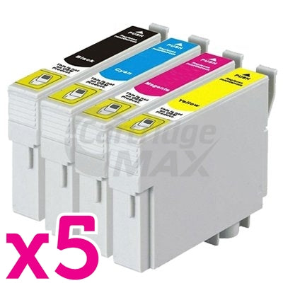 20 Pack Generic Epson T0561-T0564 series [5BK,5C,5M,5Y]