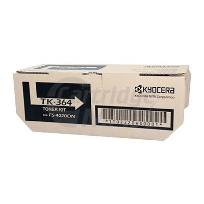 1 x Original Kyocera TK-364 Black Toner Cartridge FS-4020DN - 20,000 pages @ 5%