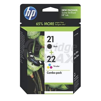 HP 21 + 22 Original Ink Twin Pack CC630AA [1BK,1CL]