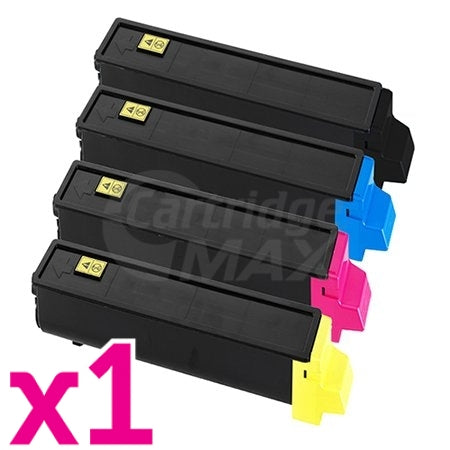 4 Pack Compatible TK-544 Toner Cartridges For Kyocera FS-C5100DN [1BK,1C,1M,1Y]