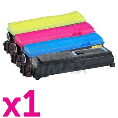 4 Pack Compatible TK-554 Toner Cartridges For Kyocera FS-C5200DN [1BK,1C,1M,1Y]