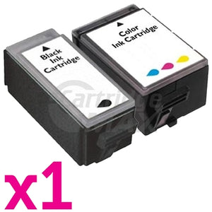 2 Pack Canon BCI-15BK BCI-15C Generic Value Pack for CANON I70, I80 [1BK,1C]
