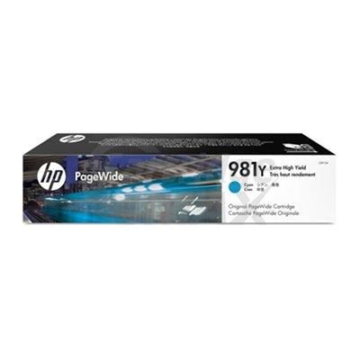 HP 981Y Original Cyan Extra High Yield Inkjet Cartridge L0R13A - 16,000 Pages