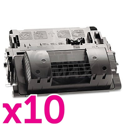 10 x HP CE390X (90X)  Generic Black High Yield Toner Cartridge - 24,000 Pages