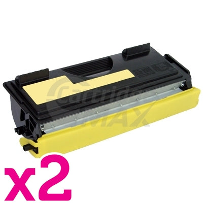 2 x Brother TN-7600 Black Generic Toner Cartridge