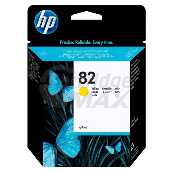 HP 82 Original Yellow Inkjet Cartridge C4913A - 3,200 Pages