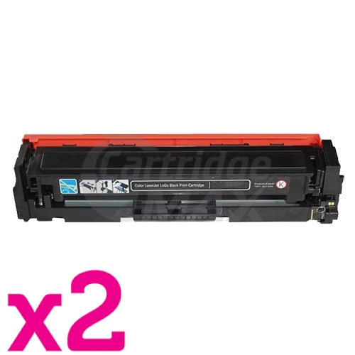 2 x HP 416X W2040X Generic Black High Yield Toner Cartridge