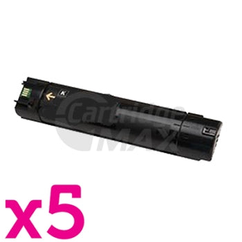 5 x Fuji Xerox DocuCentre SC2020 Generic Black Toner Cartridge - 9,000 pages (CT202246)