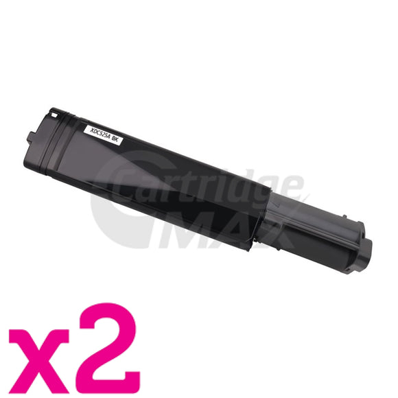 2 x Fuji Xerox Docuprint C525A / C2090FS Generic Black Toner Cartridge - 4,000 pages (CT200649)