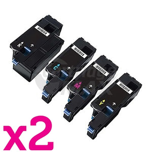 2 sets of 4-Pack Generic Dell 1250c,1350cnw,1355cn,1355cnw, C1760nw, C1765nf, C1765nfw Toner Cartridge Set [2BK,2C,2M,2Y]